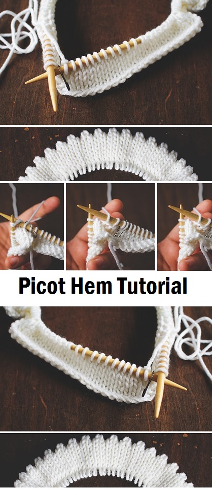 Picot Hem Tutorial