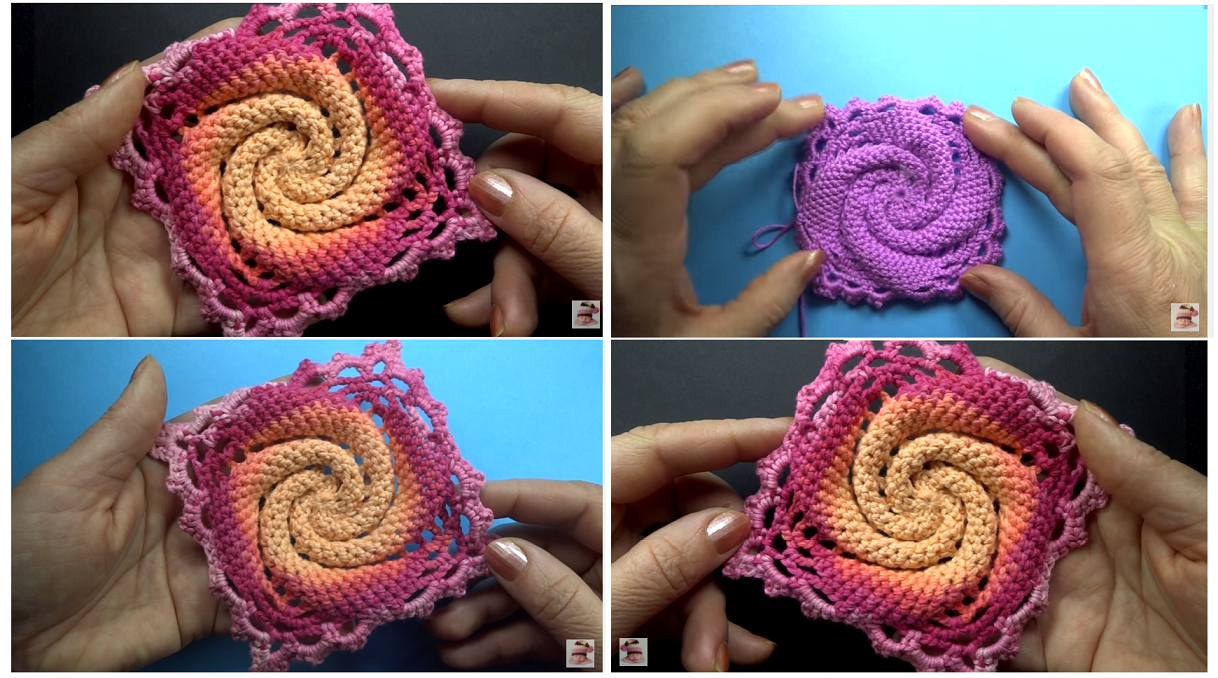 Square Spiral to Crochet Tutorials & More