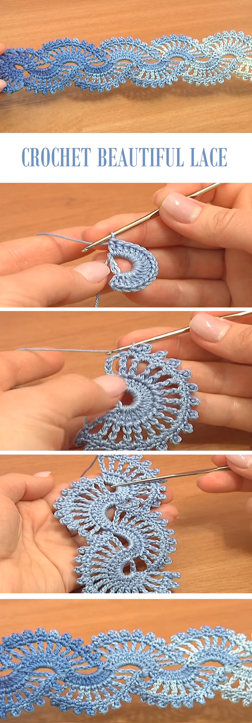 Crochet Beaded Tape Tutorial - Lace Pattern - Love Crochet