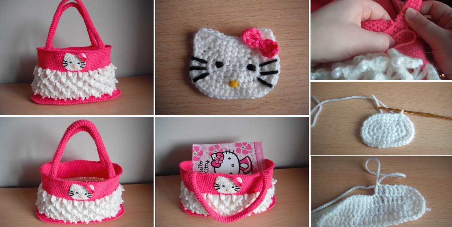 How to Crochet Hello Kitty Bag