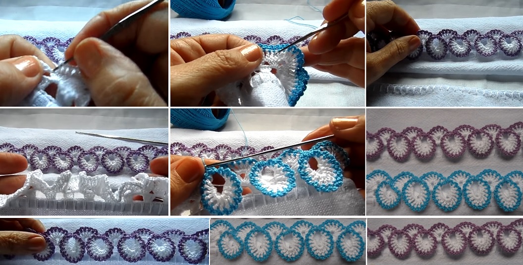 Crochet Tutorial – Circle Edging