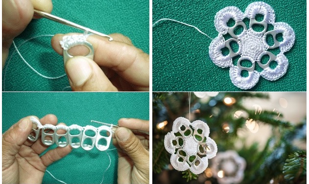 Flower with Pull Tabs