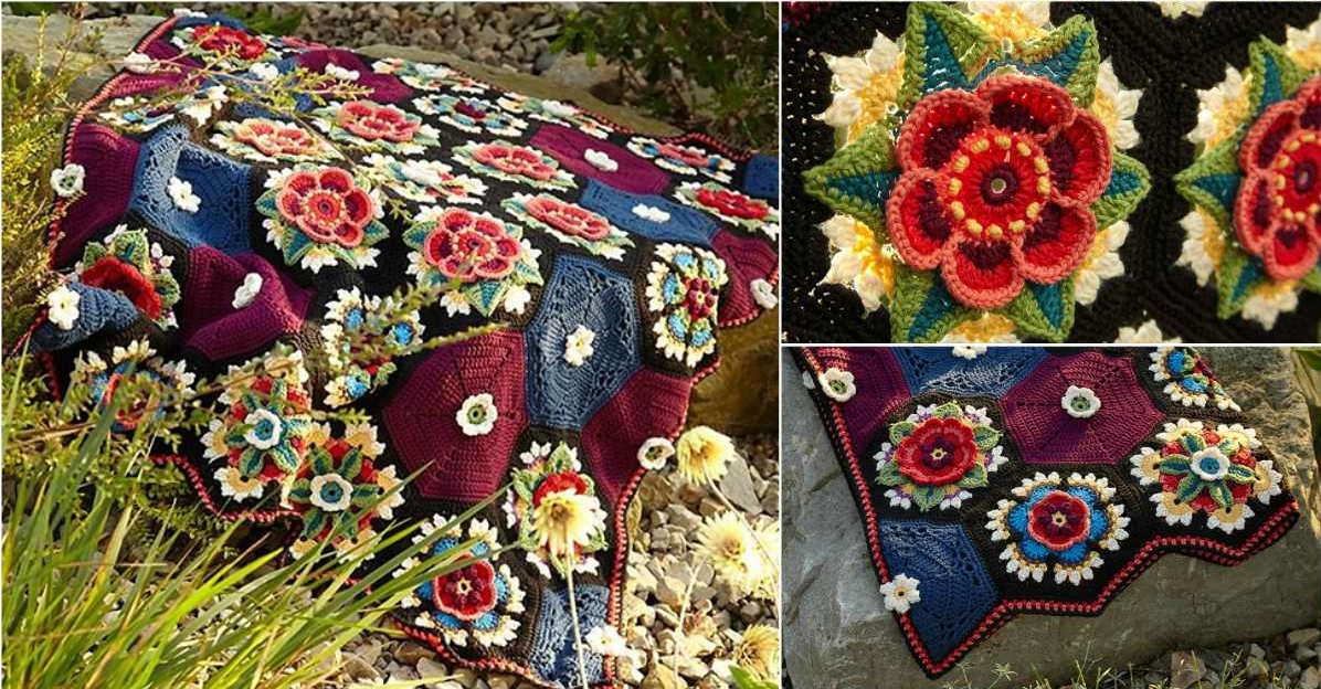 Frida’s Flowers Blanket Tutorial