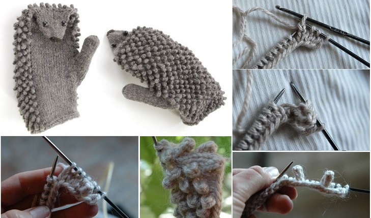 Hedgehog Mittens Tutorial