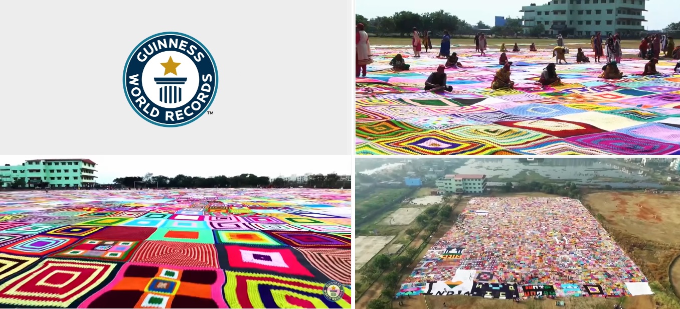 World’s Largest Crochet Blanket – Guinness World Records