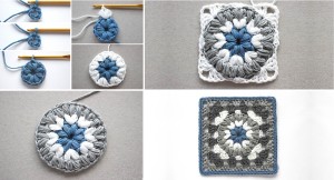 Crochet Puff Square