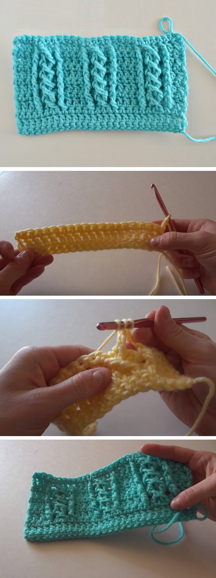 Braided Cable Crochet Stitch Tutorial Tutorials & More