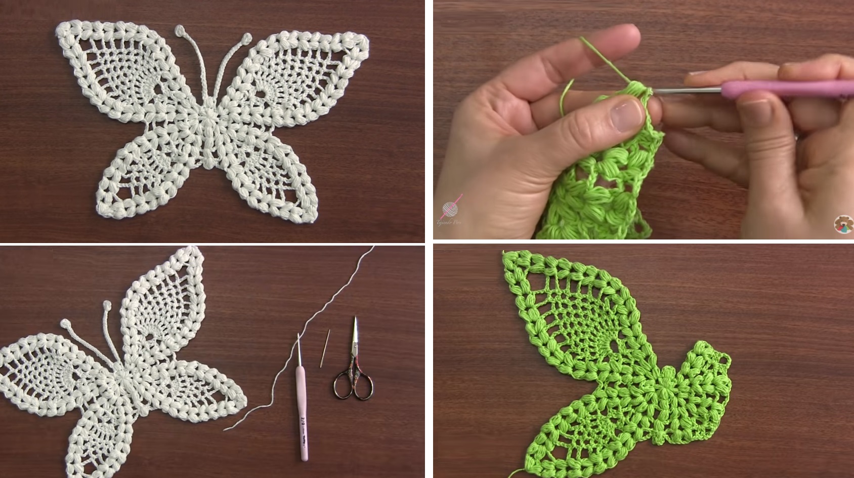 Butterfly Crochet Tutorial More Butterflies To Crochet Tutorials More
