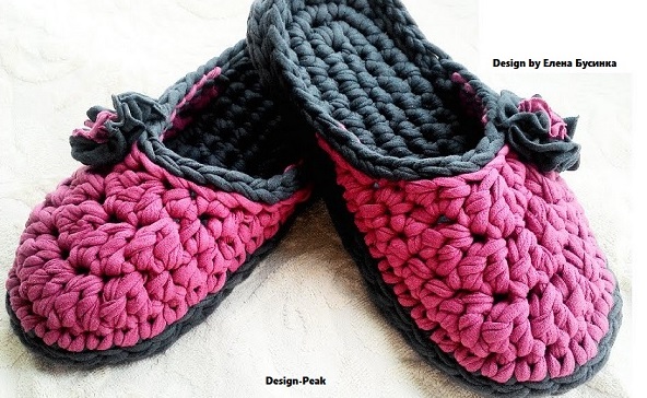 flip flop crochet slippers