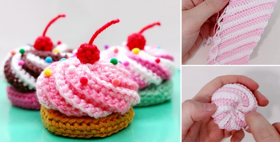 Crochet Cupcake Tutorial