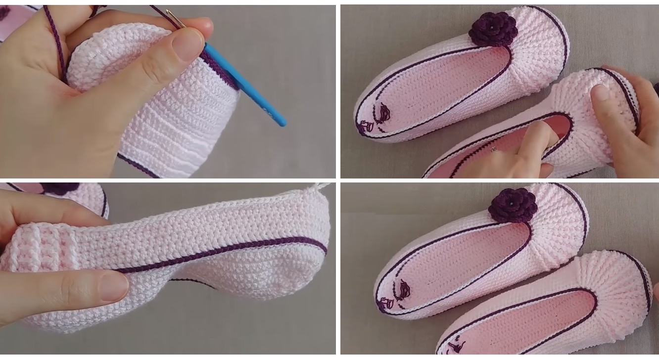 How to Crochet These Beautiful Slippers