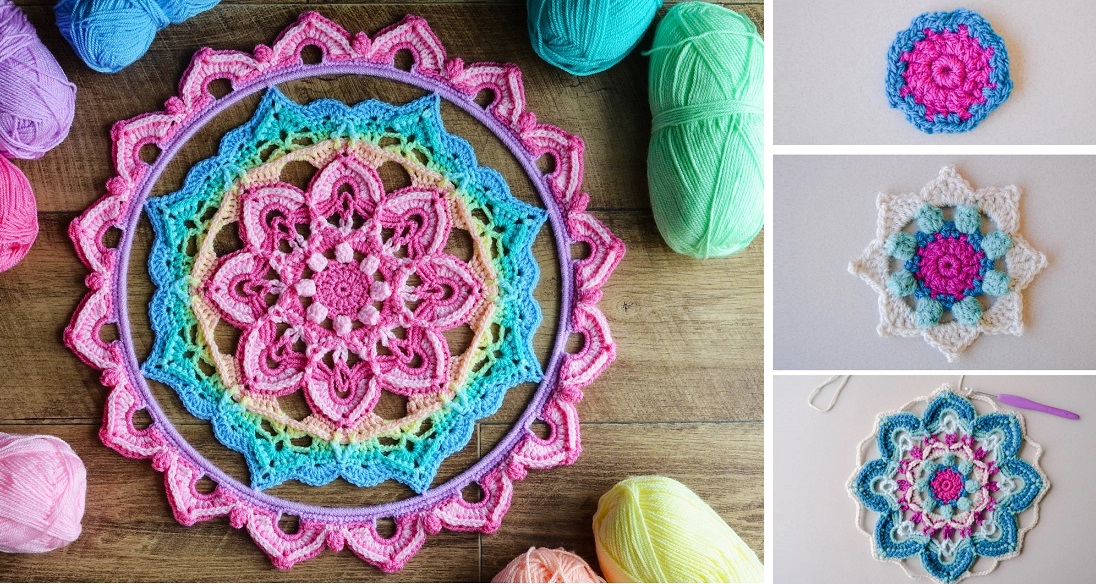 Crochet Beautiful Mandala Coaster