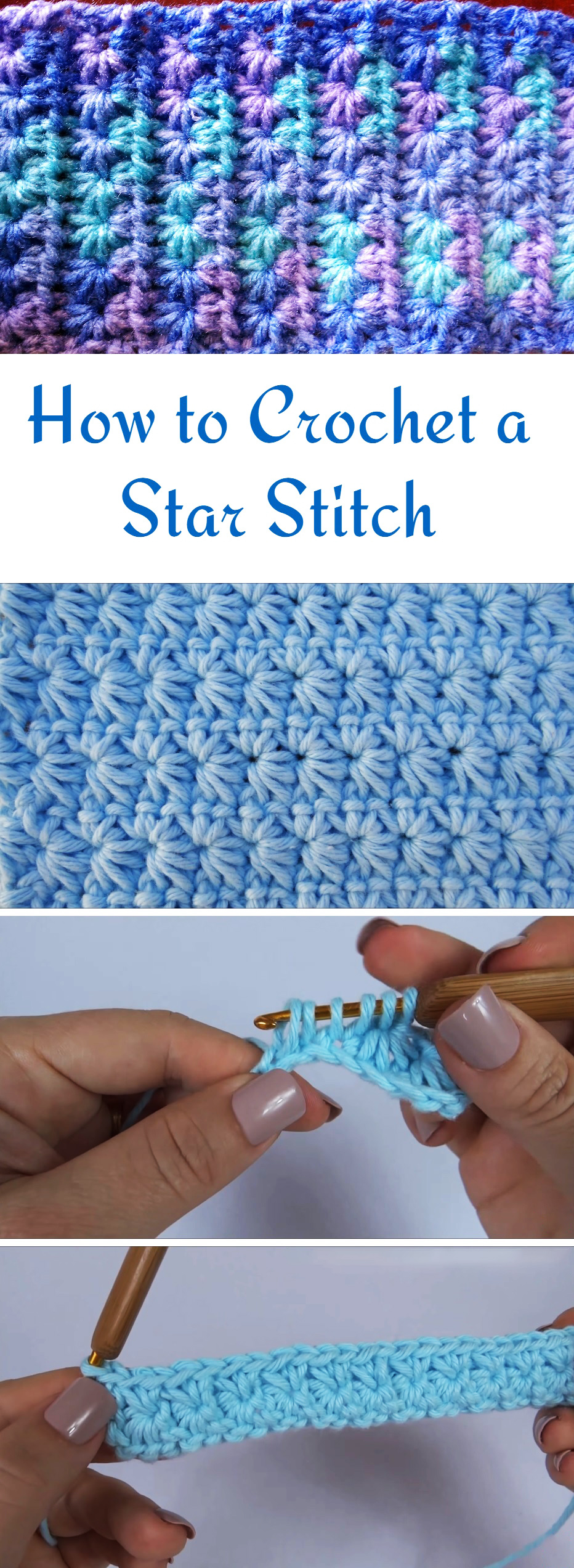 How to Crochet a Star Stitch