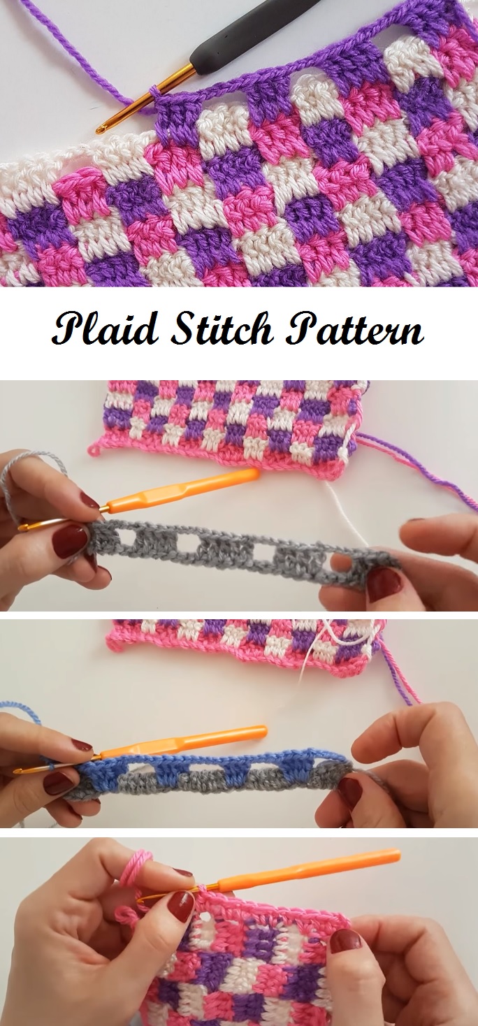 Plaid Crochet Stitch