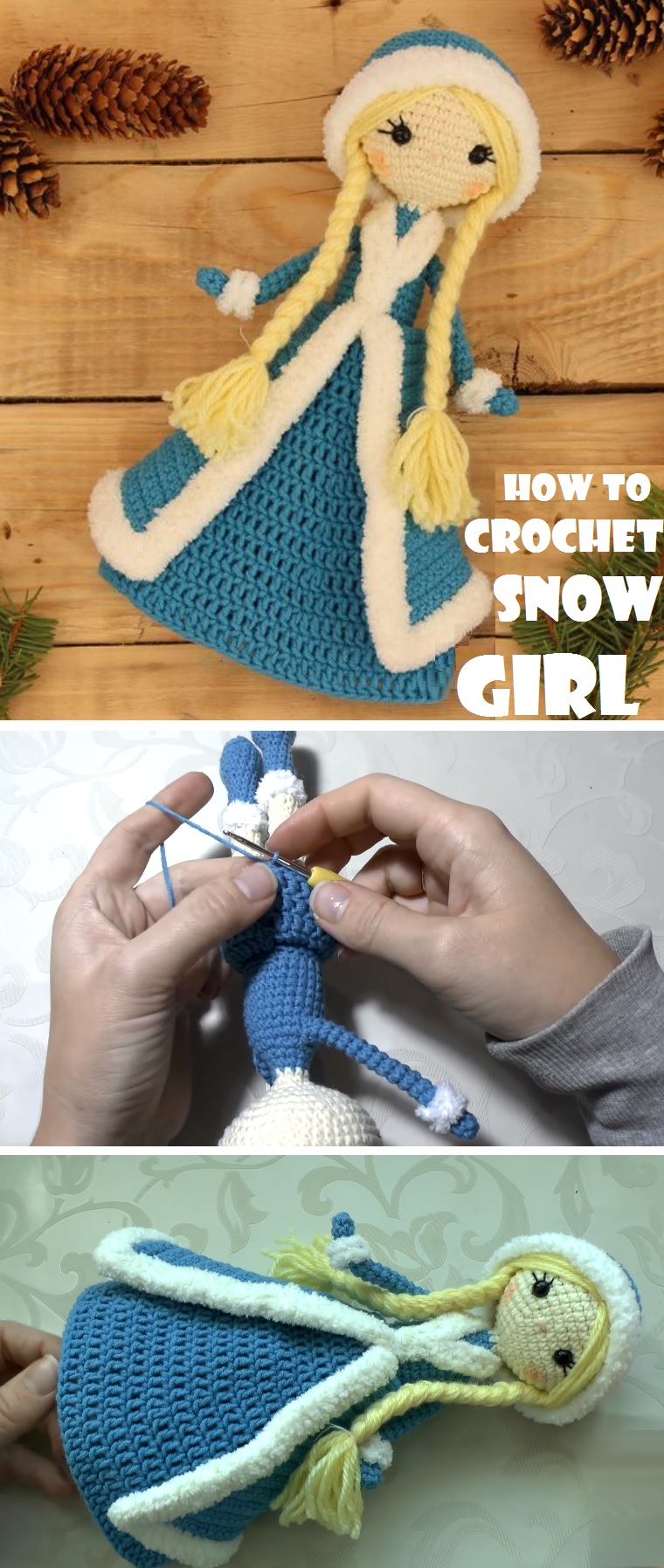 Crochet a Snow Girl
