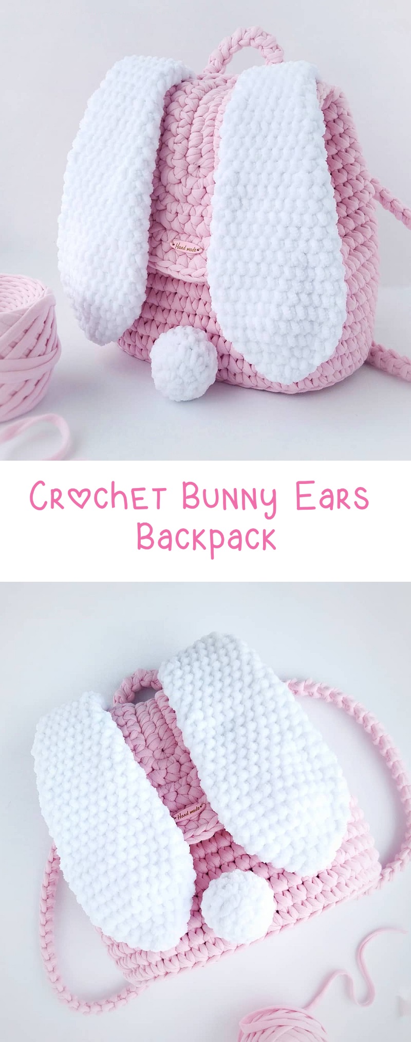 Crochet bunny backpack new arrivals