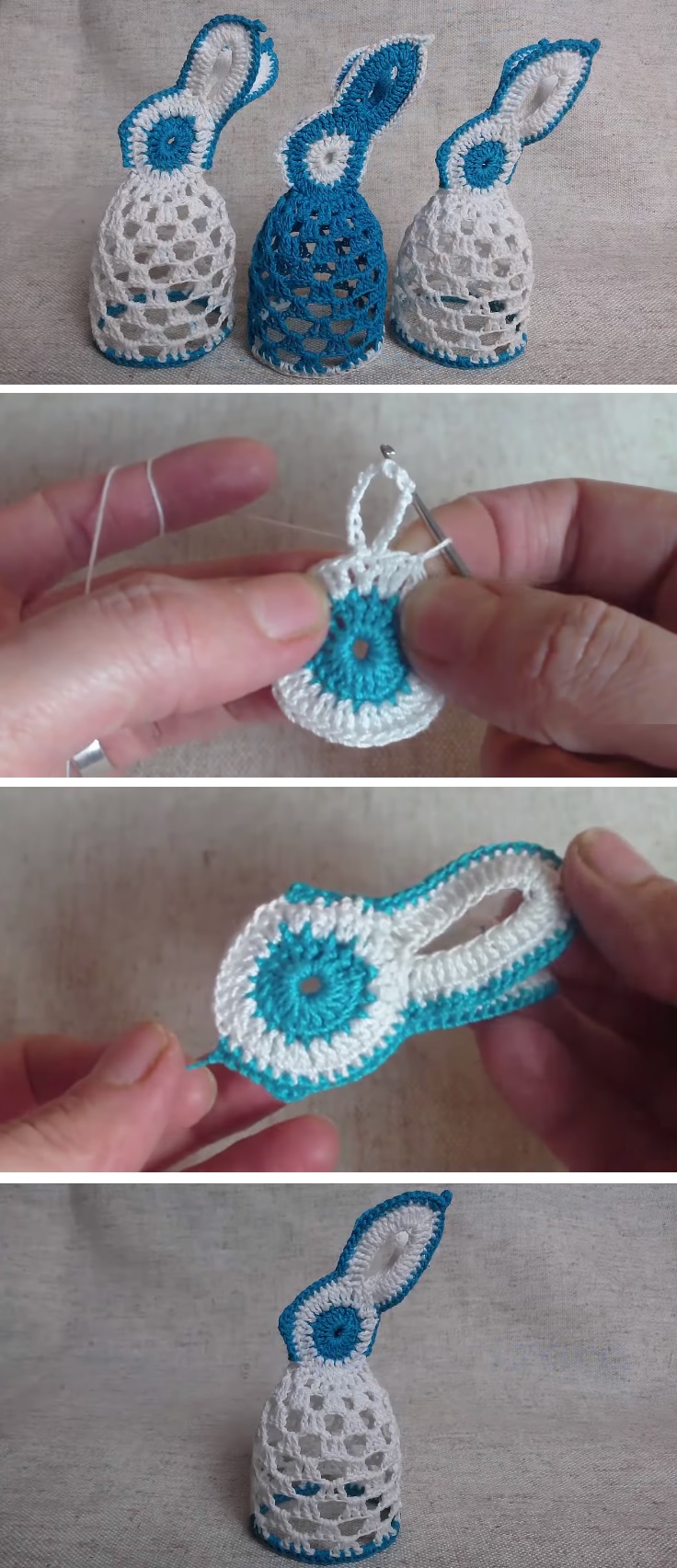 Crochet Bunny Cover – Easter Project