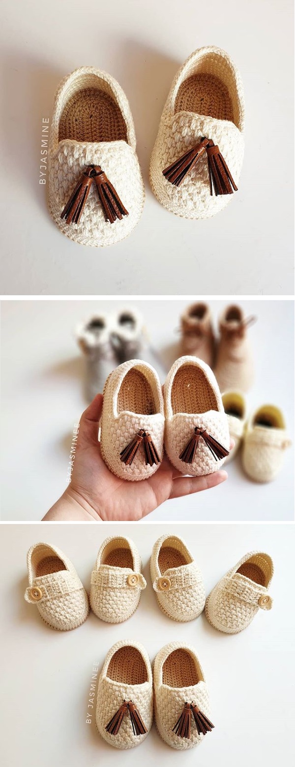 Crochet sales baby moccasins