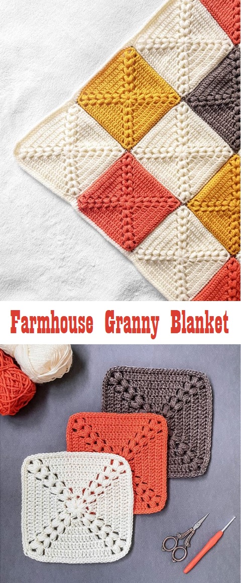 Farmhouse Granny Square Ideas and Free Pattern - Your Crochet