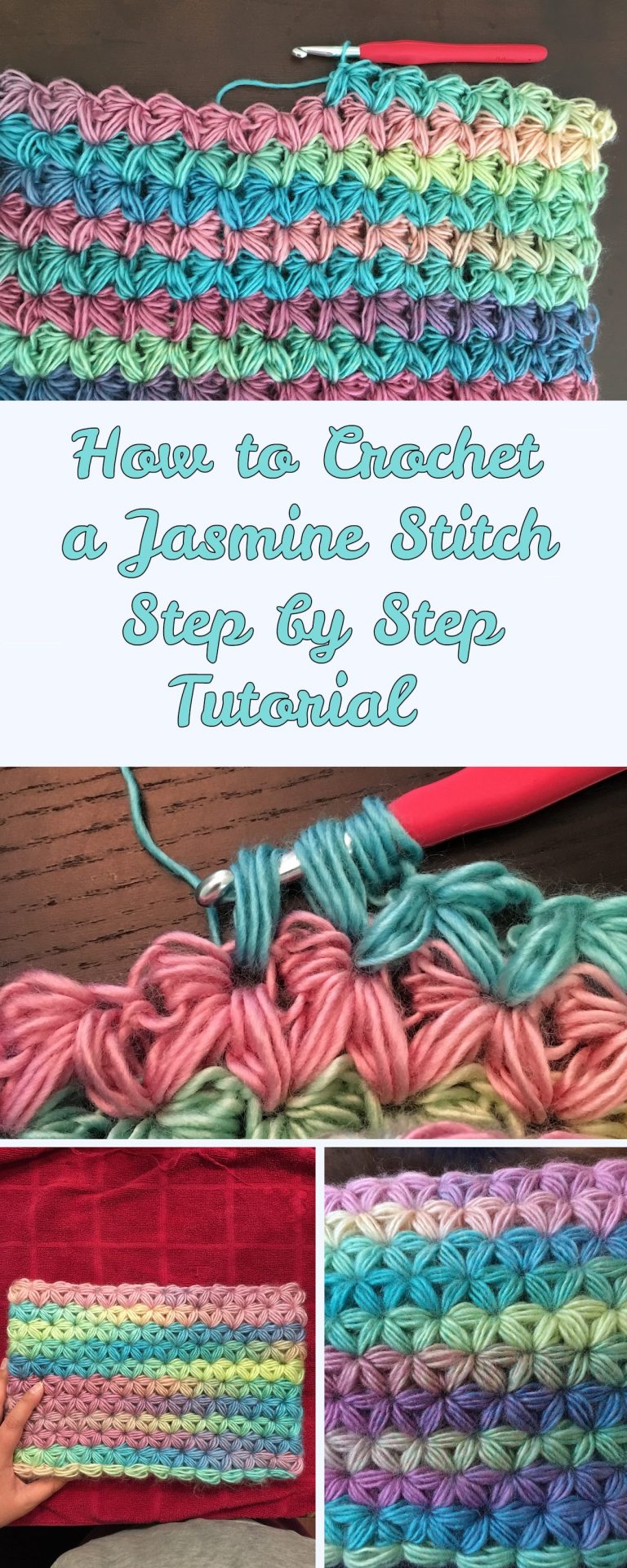 Jasmine Stitch Step by Step Tutorial & Pattern Tutorials & More