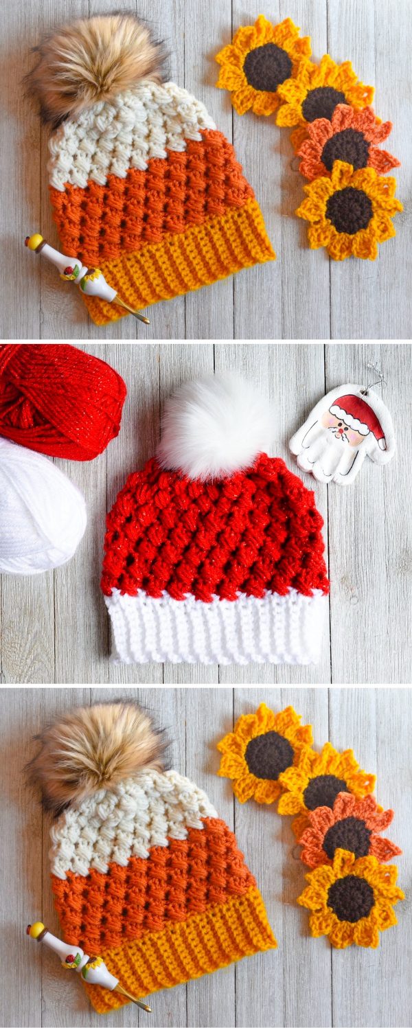 Crochet Slouchy Hat Design Peak