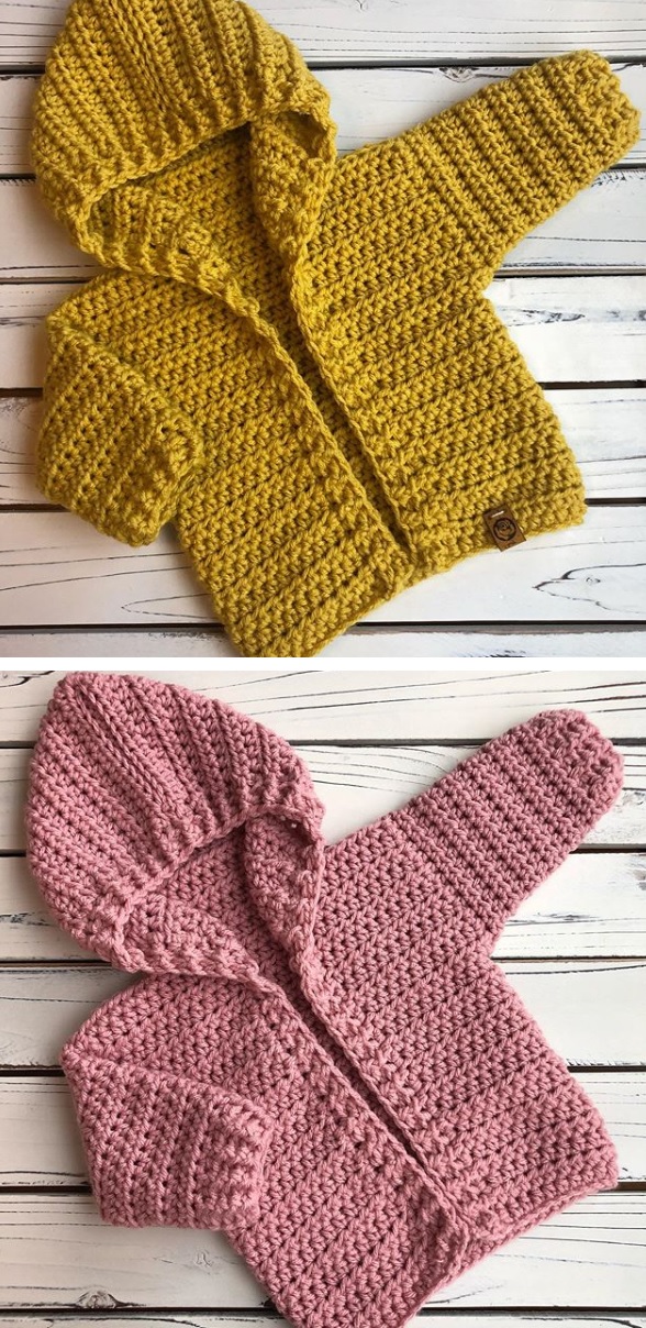 Crochet baby Hoodie Tutorials & More