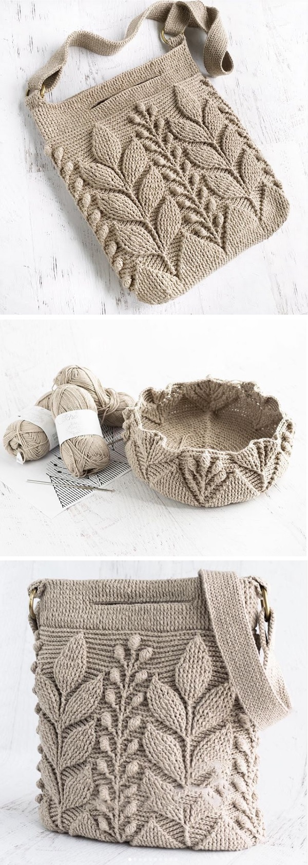 Crochet Leaf Bag Pattern - Design Peak
