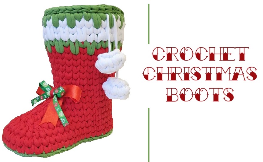 Crochet Christmas Boot Tutorials & More