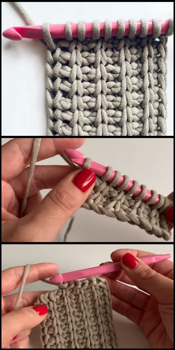 Simple Tunisian Crochet Tutorial Design Peak