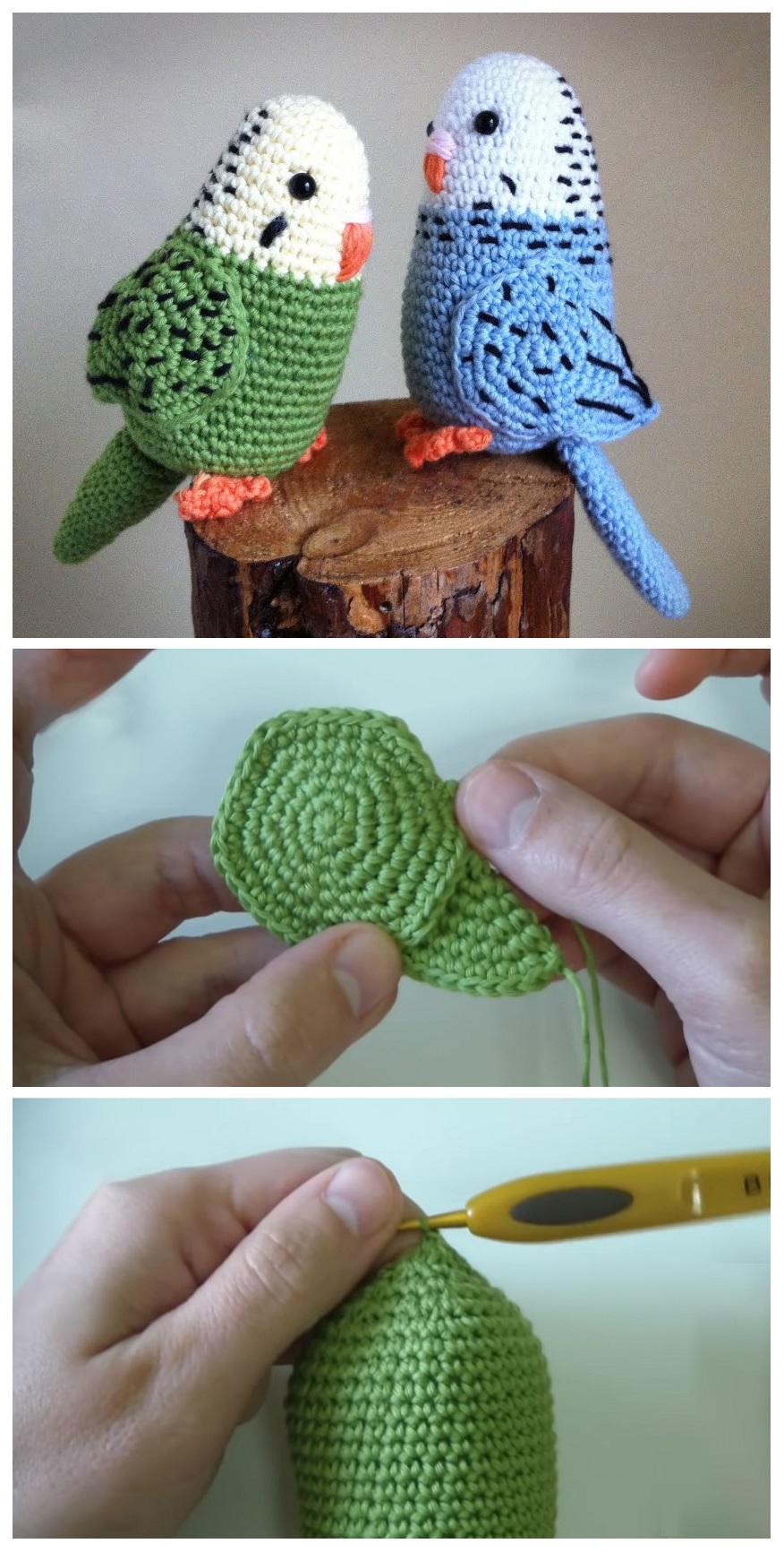 Parakeet Crochet Tutorial Tutorials & More