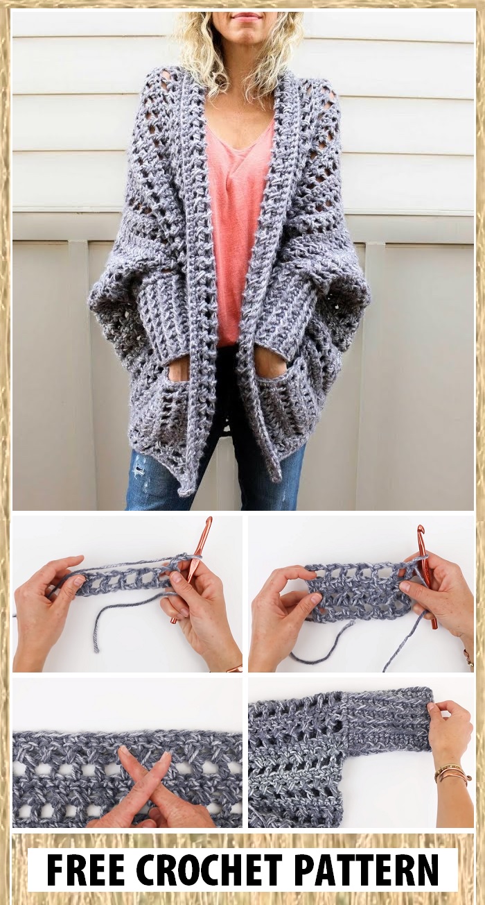 Beginner Crochet Cardigan Pattern 2024