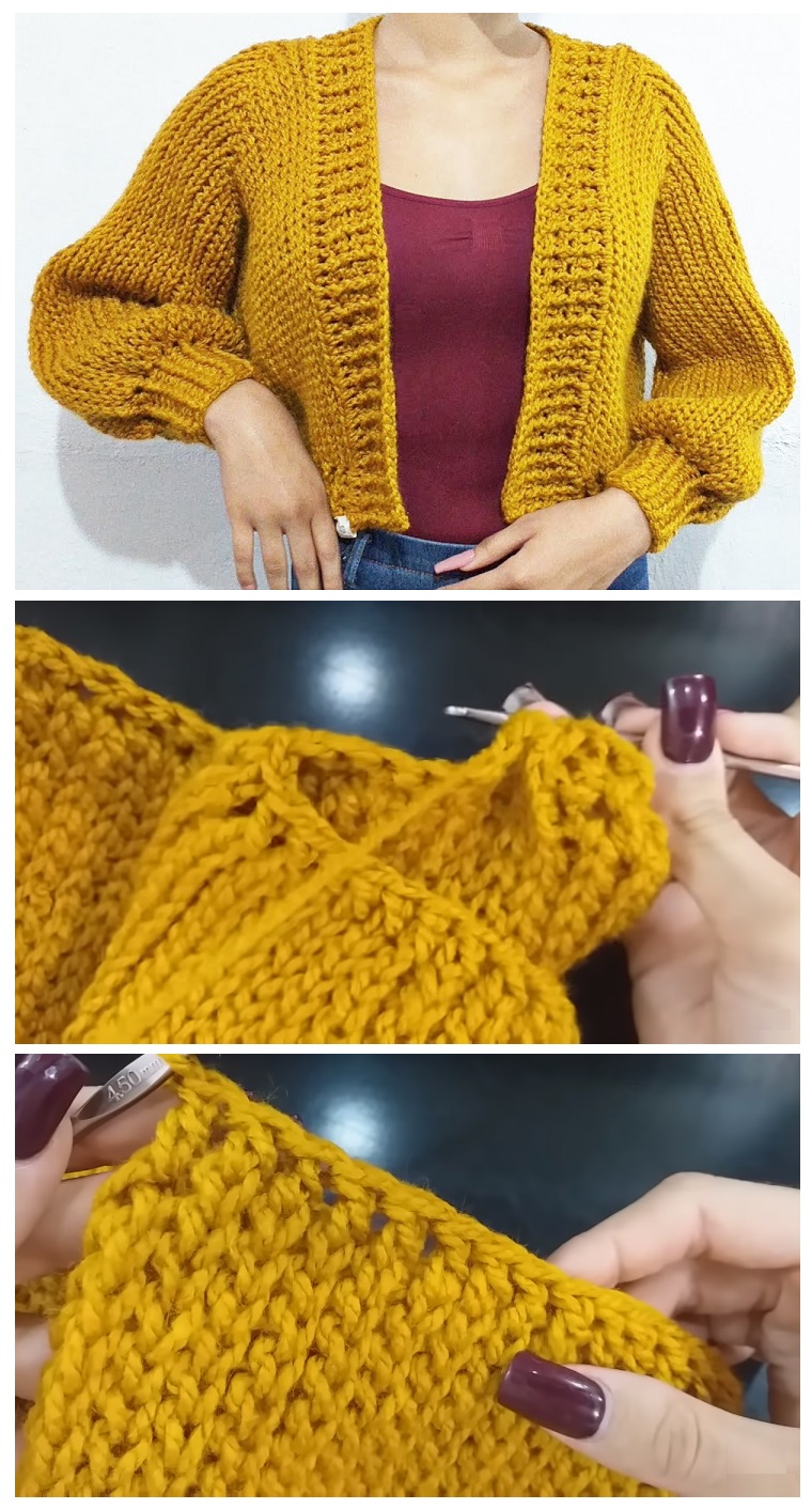 Simple Cardigan – Crochet Tutorial