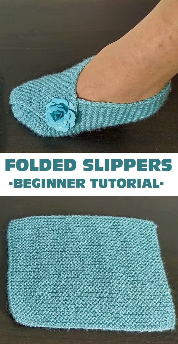 Folded Slippers Beginner Tutorial Tutorials And More 