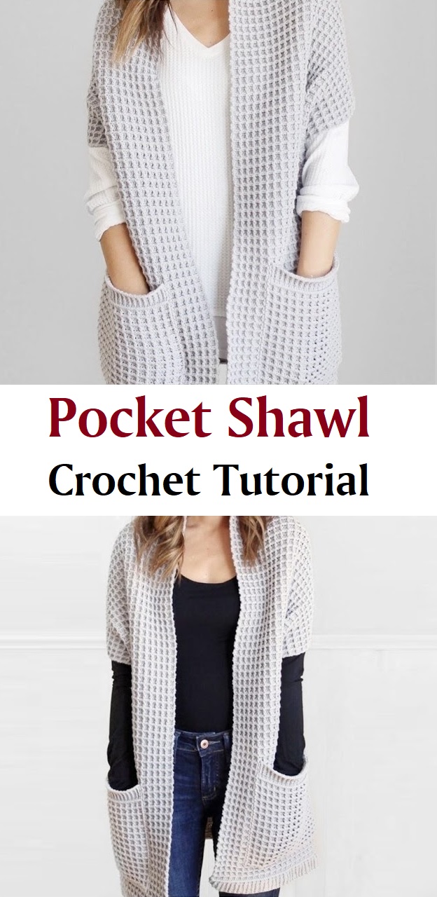 Crochet Waffle Stitch Jacket