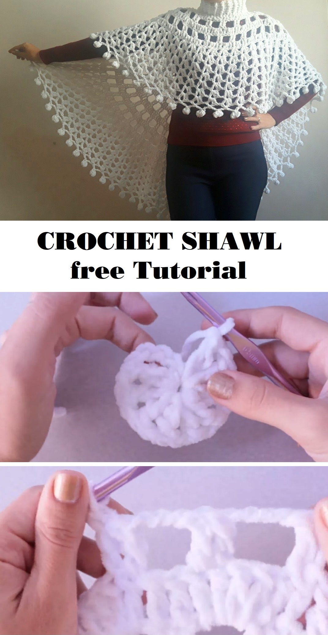 How to Crochet Lace Shawl