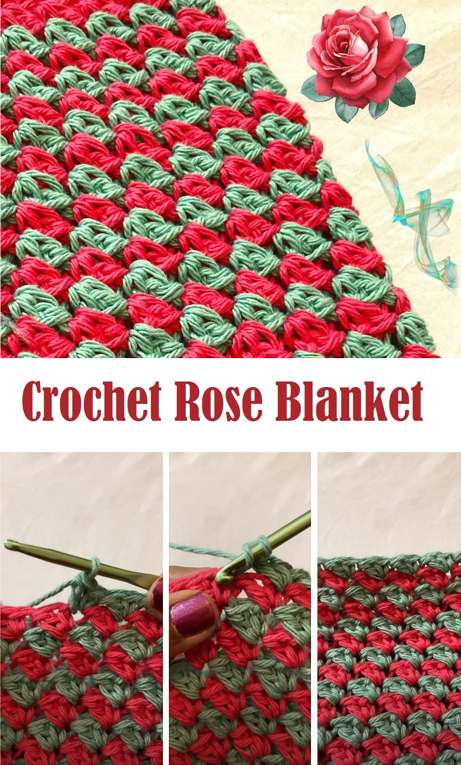 Rose deals stitch crochet