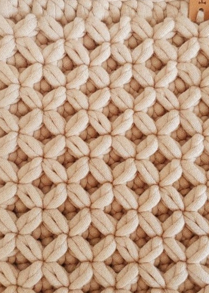 Crochet Honeycomb Stitch