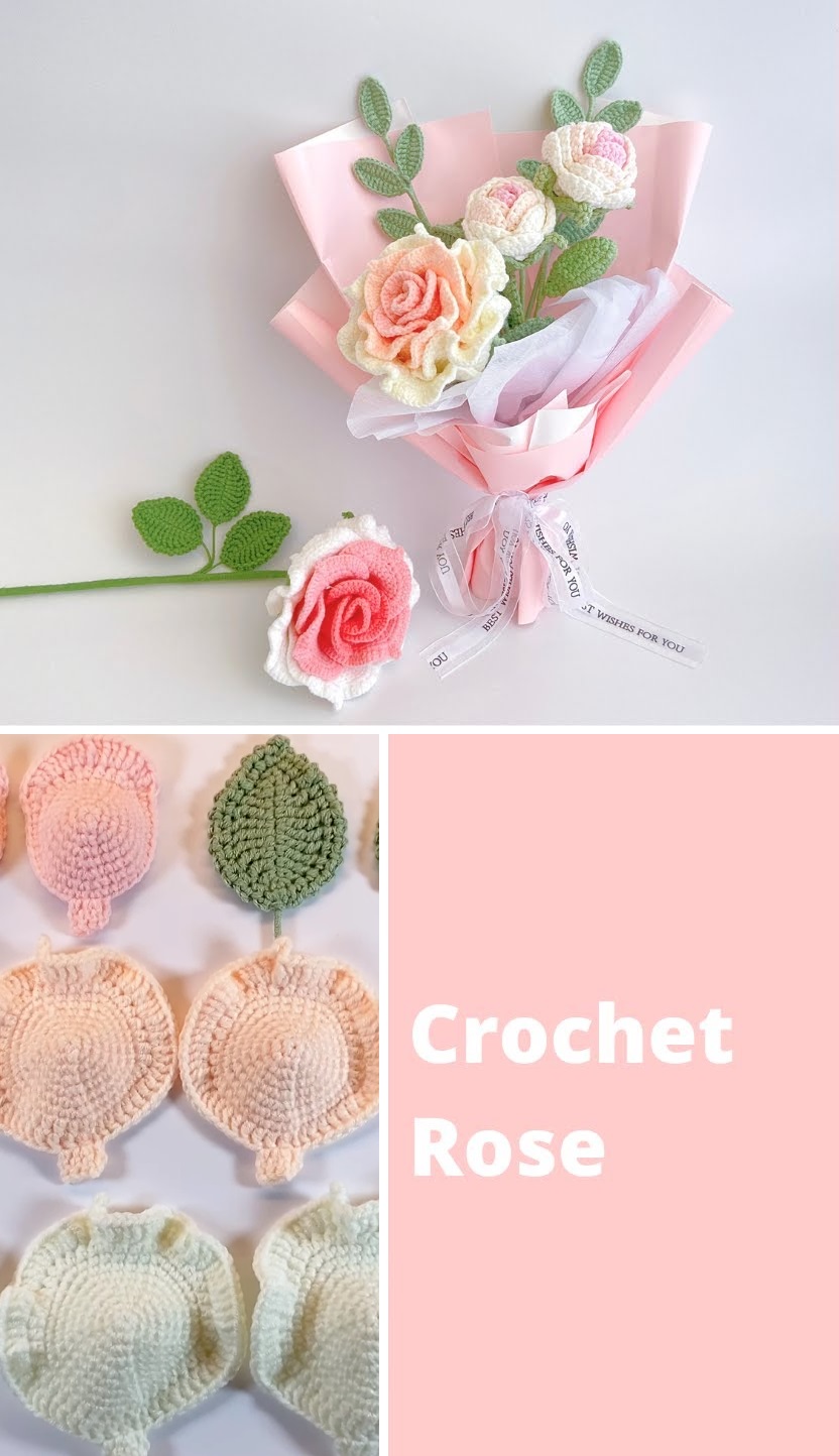 Unleash Your Creativity with Crocheted Rose Bouquets