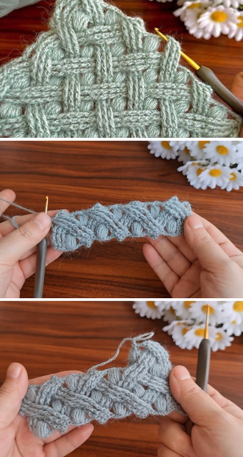 Crochet Warmth: The Charm of the 3D X Stitch