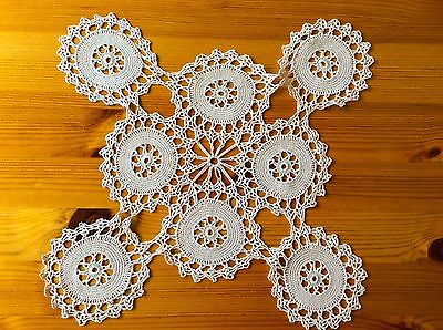 Vintage-Crochet-Doilies-Two-Tray-Covers-Dressing-Table