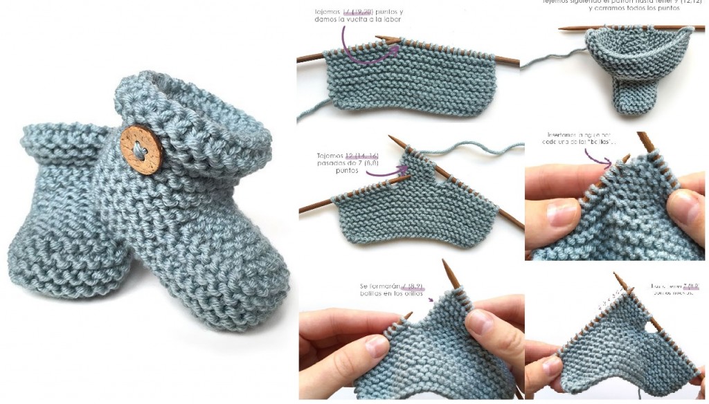 Baby booties to make tutorials more