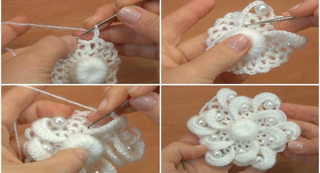 Beautiful Flower With Ornaments Tutorial Design Peak