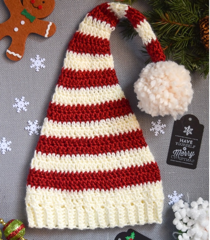 Crochet Elf Holiday Hat Pattern – Tutorials & More