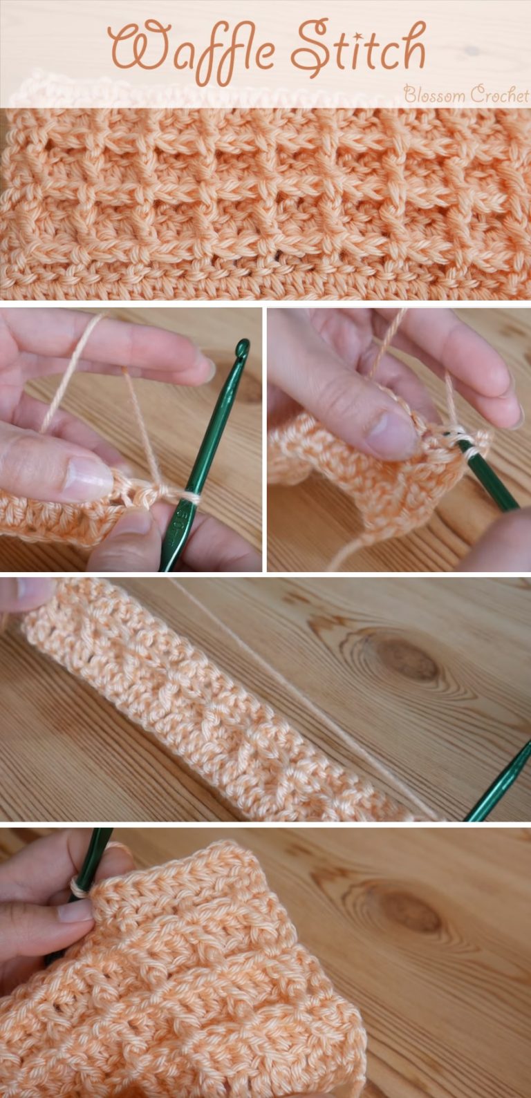 Waffle Stitch Crochet Tutorial Vol 2 Tutorials & More