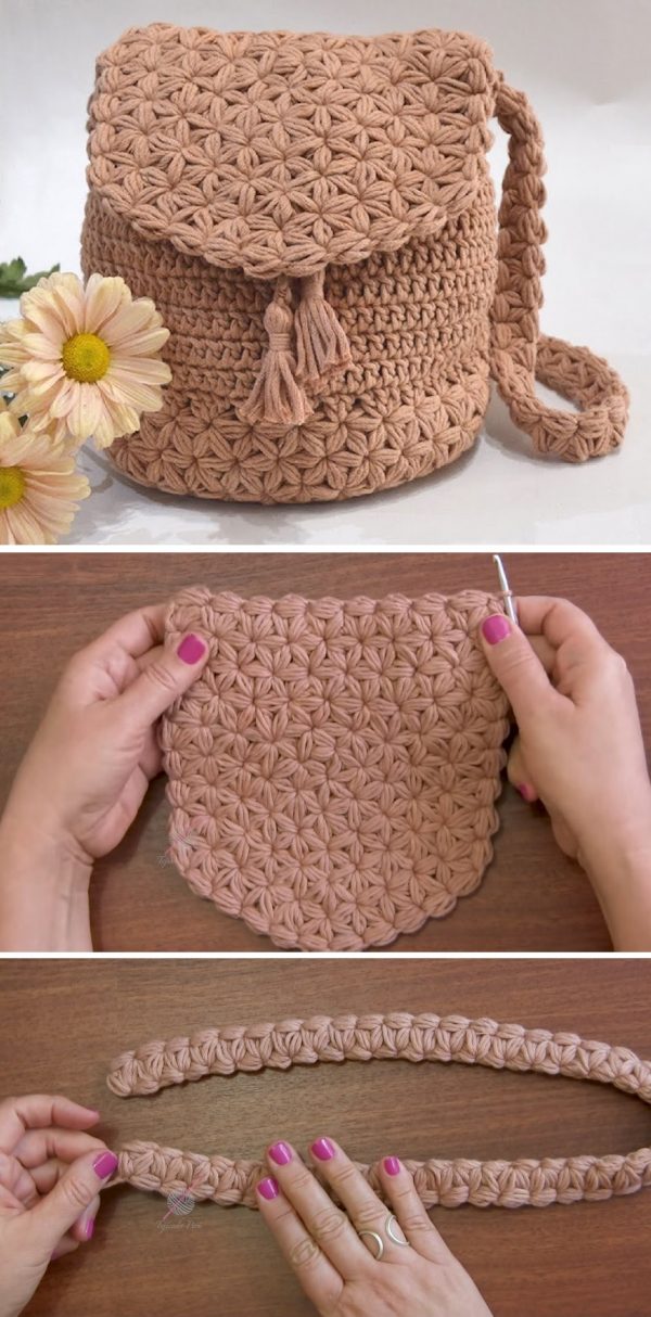 Crochet Jasmine Stitch Bag Tutorials More