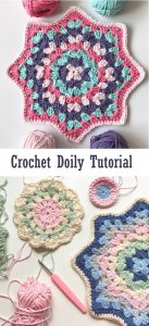 Crochet Doily Coaster – Tutorials & More