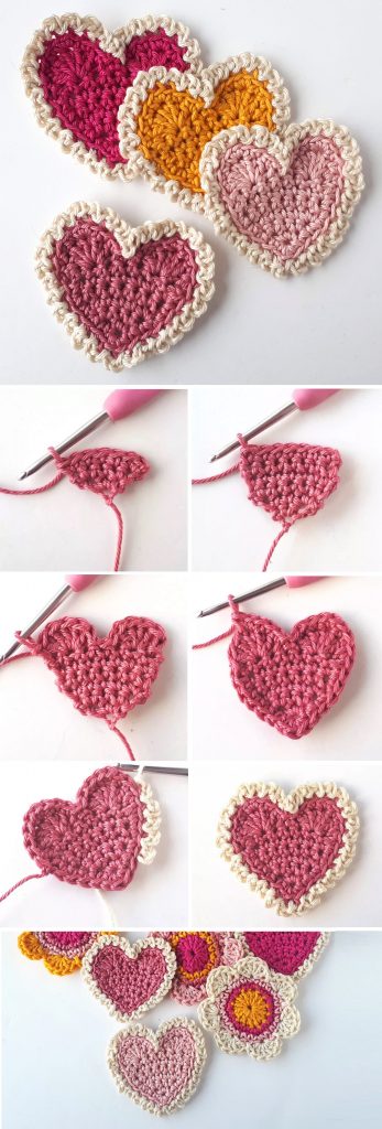 Crochet Heart – Simple Tutorial – Tutorials & More