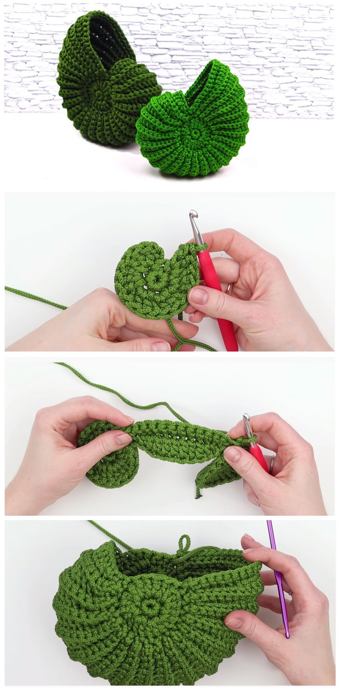 Crochet Big Shell Tutorial – Tutorials & More