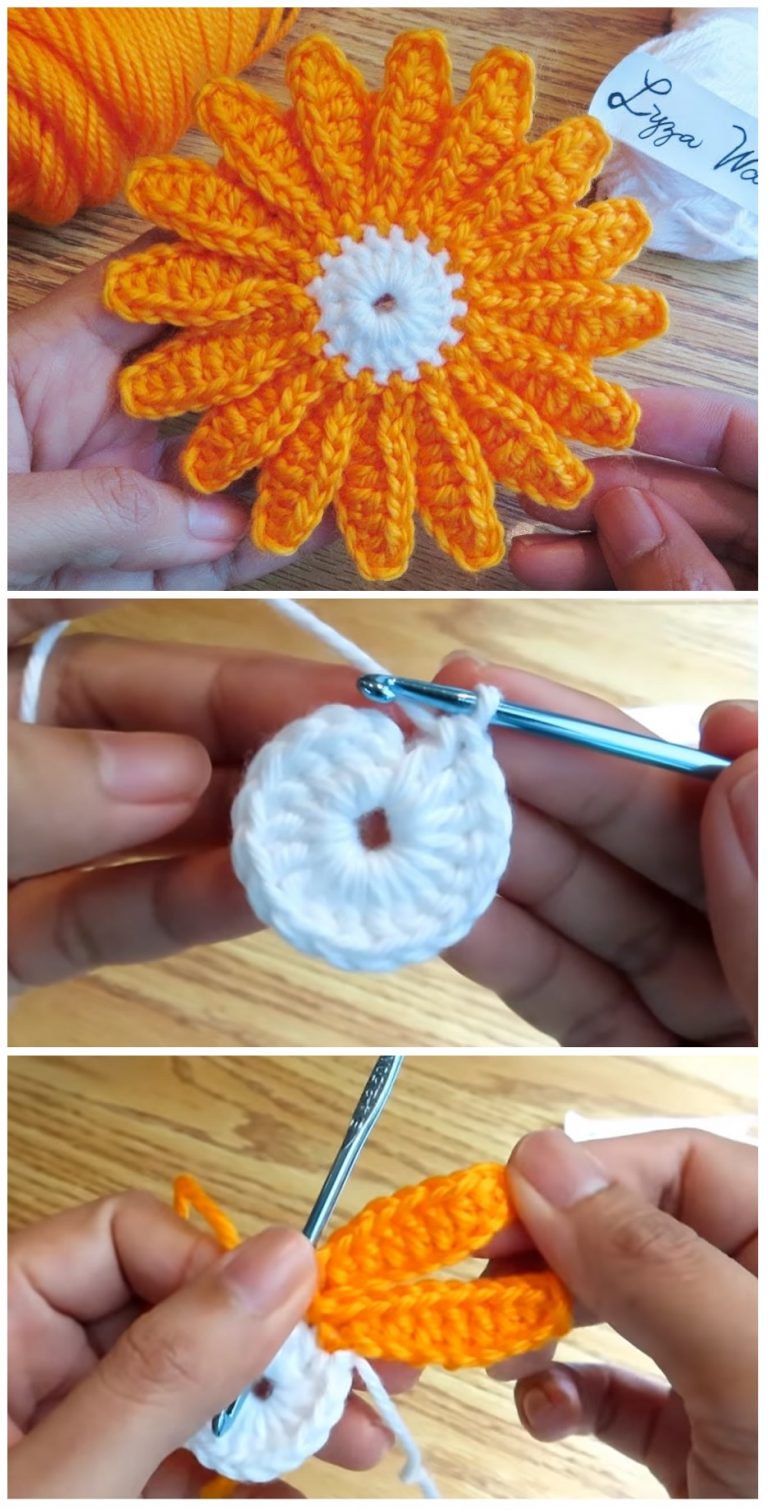 Crochet Daisy Coaster Tutorials & More