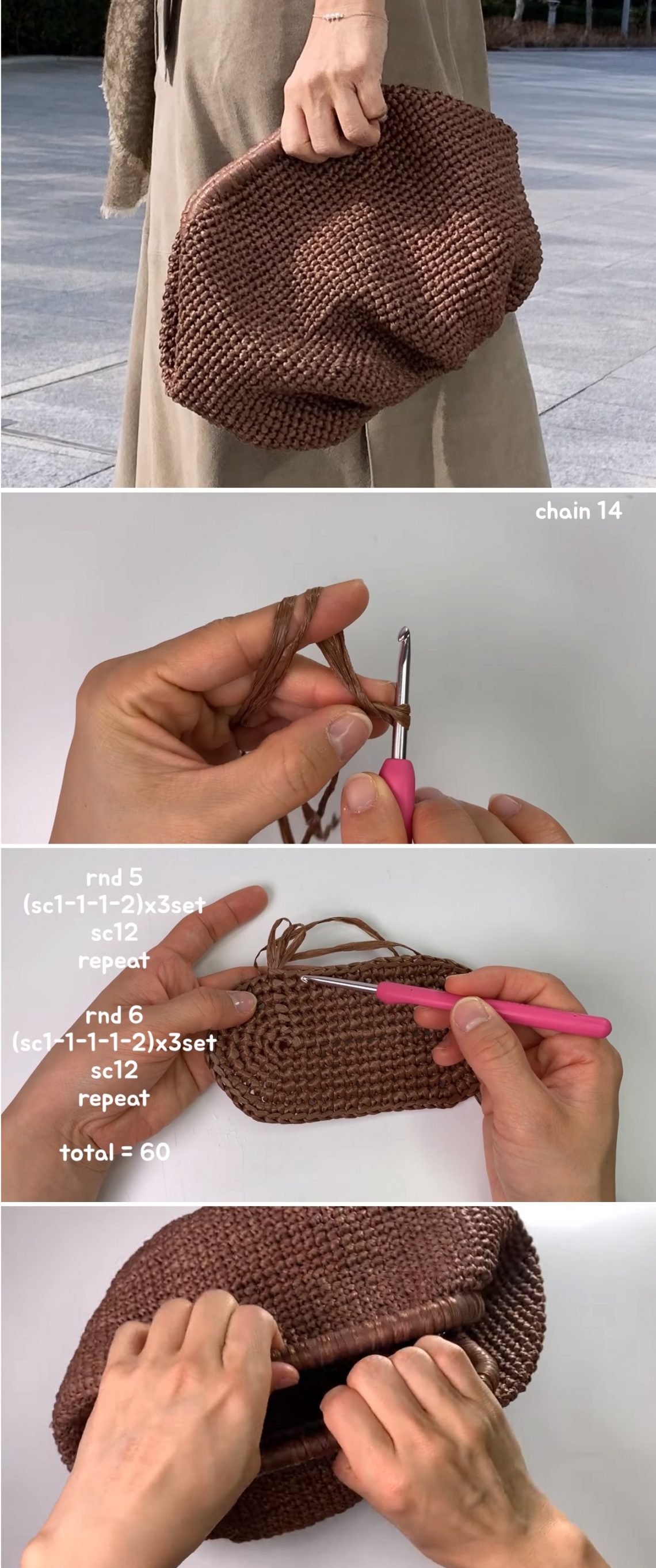 How to Crochet Bottega Style Bag – Tutorials & More
